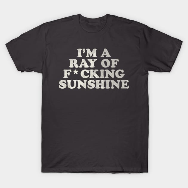 I'm a Ray of F*cking Sunshine T-Shirt by stayfrostybro